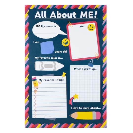 Class Rules! 10" x 15" About Me Worksheets, 24ct. by B2C™